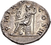 Denarius - Hadrian P M TR P COS III; Roma, Rome, 121-123 reverse image
