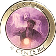 25 Cents - Elizabeth II Haunted Canada; Bell Island, Canada, 2016 reverse image