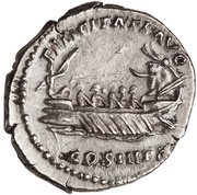 Denarius - Hadrian FELICITATI AVG COS III P P, Rome, 129-130 reverse image