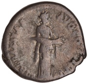 Denarius - Hadrian LIBERALITAS AVG COS III P P; Liberalitas, Rome, 129-130 reverse image