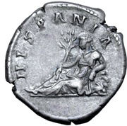 Denarius - Hadrian HISPANIA; Hispania, Rome, 130-133 reverse image