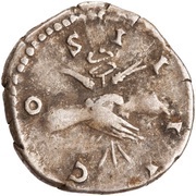 Denarius - Antoninus Pius COS IIII, Rome, 145-161 reverse image