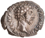 Denarius - Marcus Aurelius TR POT XII COS II; Felicitas obverse image