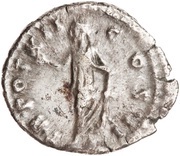 Denarius - Marcus Aurelius TR POT XII COS II; Spes, Rome, 157-158 reverse image