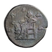 Denarius - Faustina the Younger SALVS; Salus, Rome, 161-176 reverse image