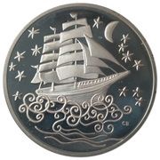 50 Cents - Elizabeth II The Ghost Ship, Canada, 2002 reverse image