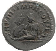 Denarius - Lucius Verus TR P III IMP II COS II; Armenia, Rome, 163 reverse image