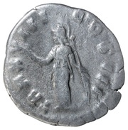 Denarius - Marcus Aurelius TR P XVIII COS III; Minerva, Rome, 163-164 reverse image