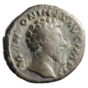 Denarius - Marcus Aurelius TR P XVIII COS III; Felicitas obverse image