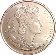 50 Cents - Elizabeth II Golden Jubilee obverse image
