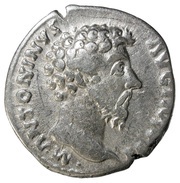 Denarius - Marcus Aurelius TR P XVIII COS III; Felicitas obverse image