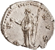 Denarius - Lucilla VENVS; Venus, Rome, 164-180 reverse image