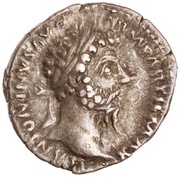 Denarius - Marcus Aurelius FORT RED TR P XXIII IMP V COS III; Fortuna obverse image