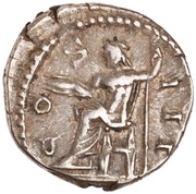 Denarius - Marcus Aurelius COS III; Jupiter, Rome, 170-171 reverse image