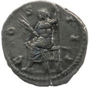 Denarius - Marcus Aurelius COS III; Jupiter, Rome, 170-171 reverse image