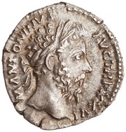 Denarius - Marcus Aurelius IMP VI COS III; Aequitas obverse image