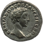 Denarius - Commodus LIBERALITAS AVG; Liberalitas obverse image