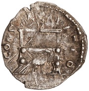 Denarius - Faustina the Younger CONSECRATIO, Rome, 176-180 reverse image