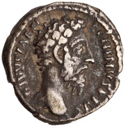Denarius - Marcus Aurelius Divus CONSECRATIO obverse image
