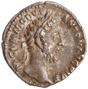 Denarius - Commodus P M TR P VIIII IMP VI COS IIII P P; Minerva obverse image