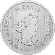 50 Cents In the name of Elizabeth II; Mosaic of Canadian Icons obverse image