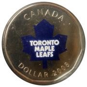 1 Dollar - Elizabeth II Toronto Maple Leafs (home), Canada, 2008 reverse image