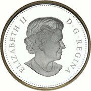 1 Dollar - Elizabeth II War of 1812; gold-plated obverse image