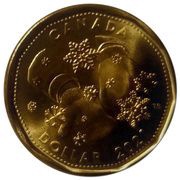 1 Dollar - Elizabeth II Holiday Gift 2021 reverse image