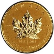 5 Dollars - Elizabeth II Royal Canadian Mint Refinery, Canada, 2011 reverse image