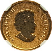 5 Dollars - Elizabeth II 1⁄10 oz Year of The Snake obverse image