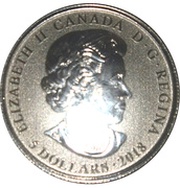 5 Dollars - Elizabeth II Hearts Aglow obverse image
