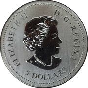 5 Dollars - Elizabeth II Remembrance Day 2022 obverse image