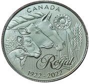 5 Dollars - Elizabeth II Royal Agricultural Winter Fair, Canada, 2022 reverse image