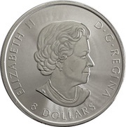 8 Dollars - Elizabeth II Bison obverse image