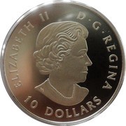10 Dollars - Elizabeth II Iceberg at Dawn obverse image