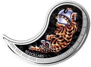 10 Dollars - Elizabeth II Tiger, Canada, 2018 reverse image
