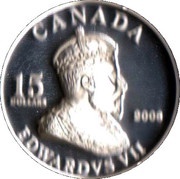 15 Dollars - Elizabeth II King Edward VII, Canada, 2008 reverse image