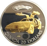 20 Dollars - Elizabeth II Bricklin SV-1, Canada, 2003 reverse image