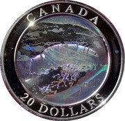 20 Dollars - Elizabeth II Niagara Falls, Canada, 2003 reverse image