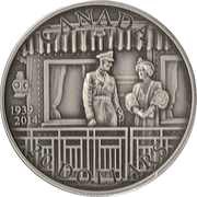 20 Dollars - Elizabeth II First Royal Visit, Canada, 2014 reverse image