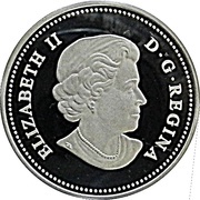 20 Dollars - Elizabeth II Beaver at work obverse image