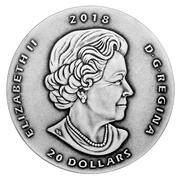 20 Dollars - Elizabeth II Gorgosaurus obverse image