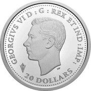 20 Dollars In the name of George VI; Liberation of the Netherlands obverse image