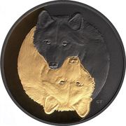 20 Dollars - Elizabeth II Grey Wolf, Canada, 2021 reverse image