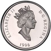 30 Dollars - Elizabeth II Peregrine Falcon; platinum obverse image