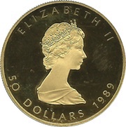 50 Dollars - Elizabeth II 2nd Portrait; GML Bullion Coinage obverse image