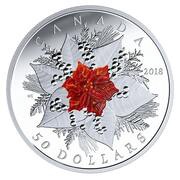 50 Dollars - Elizabeth II Holiday Splendour, Canada, 2018 reverse image