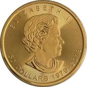 50 Dollars - Elizabeth II 4th portrait; Anniversary GML Bullion Coinage obverse image
