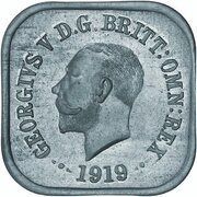 1 Penny - George V Kookaburra Pattern - Type 6a obverse image