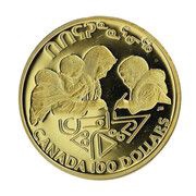 100 Dollars - Elizabeth II Literacy, Canada, 1990 reverse image